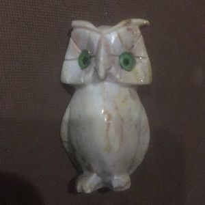 Miniature Hand Carved  Owl